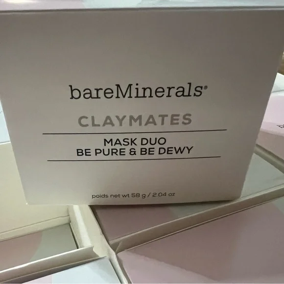 Bareminerals flatmates mask duo BE PURE & BE DEWY BRAND NEW 2.04oz - Picture 3 of 8